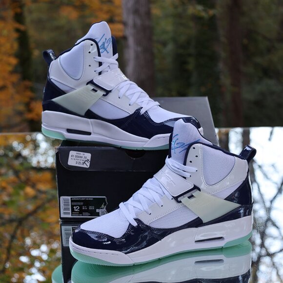 Air Jordan Flight 45 High Midnight Navy - Picture 8 of 15